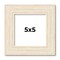 5x5 Wide Barnwood Picture Frame with UV-Resistant Acrylic & Acid Free Backing, Available in 6 Paint Finishes - Grey, Brown, White, and Black